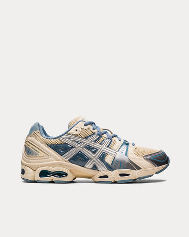 Asics x WIND AND SEA GEL-Nimbus 9 Cream / Pure Silver Running Shoes