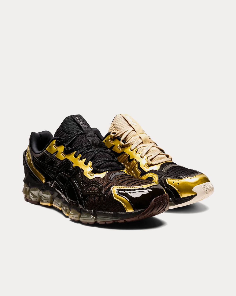 Asics x GmbH Gel-Quantum 360 6 Rich Gold / Black Coffee Low Top Sneakers - 3