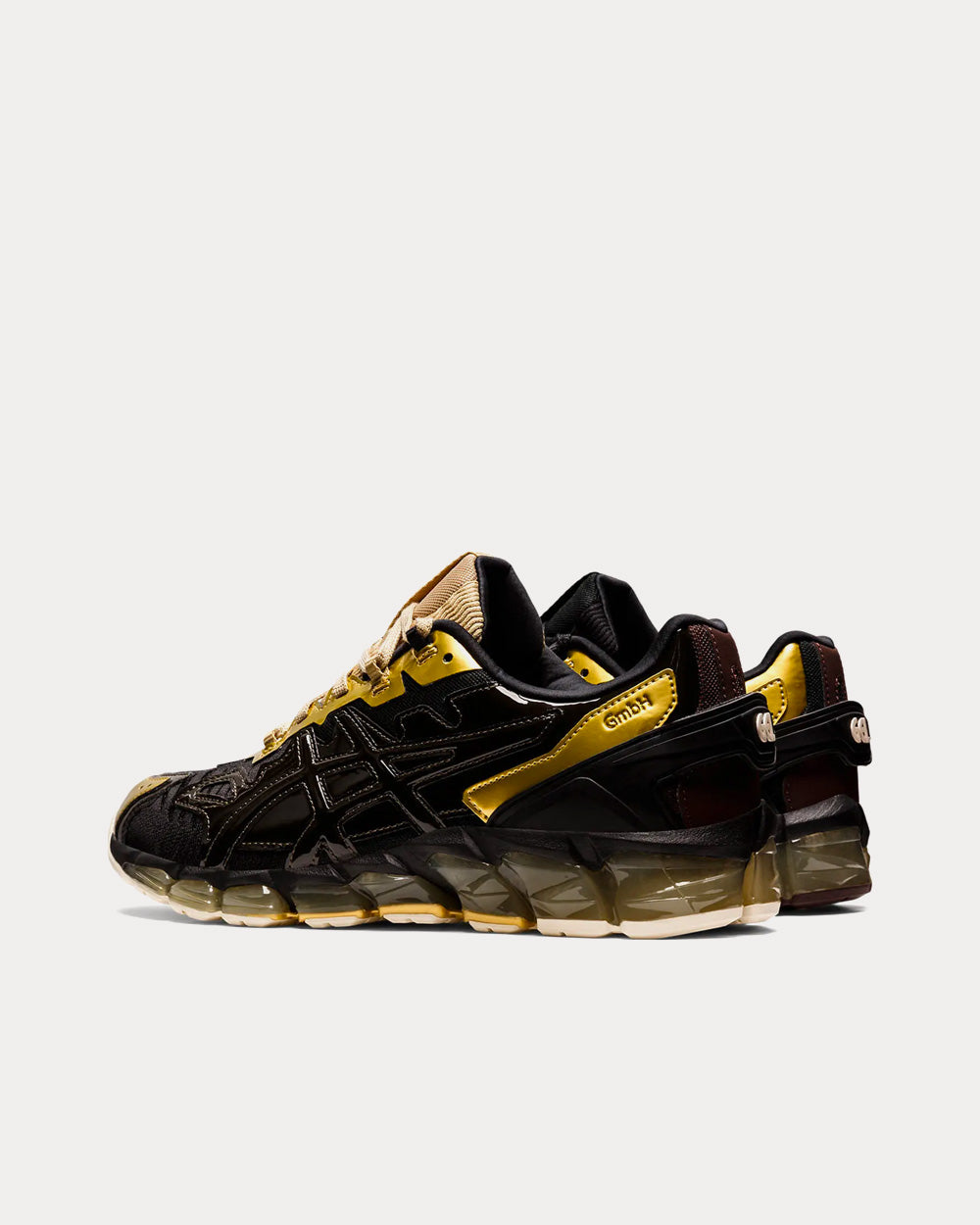 Asics x GmbH Gel-Quantum 360 6 Rich Gold / Black Coffee Low Top Sneakers - 4