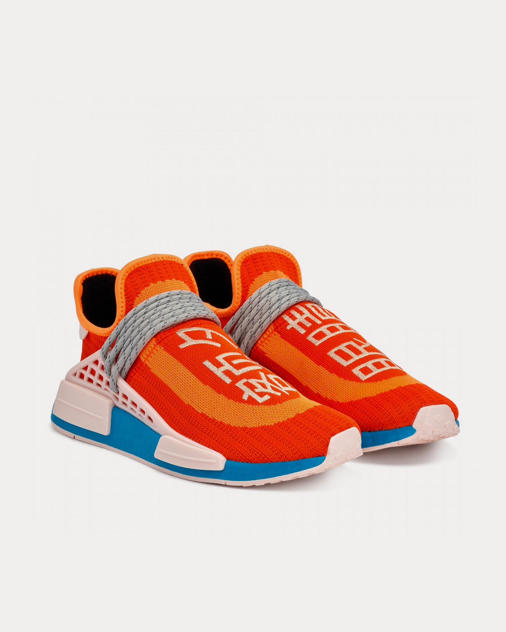 Adidas x Pharrell Williams HU NMD Orange Low Top Sneakers - 3