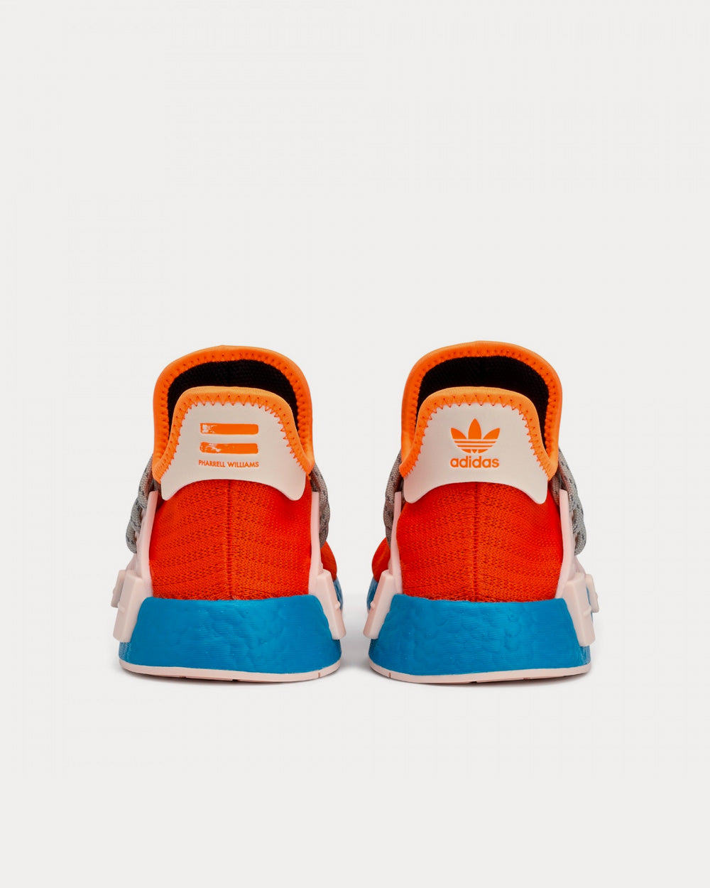 Adidas x Pharrell Williams HU NMD Orange Low Top Sneakers - 5