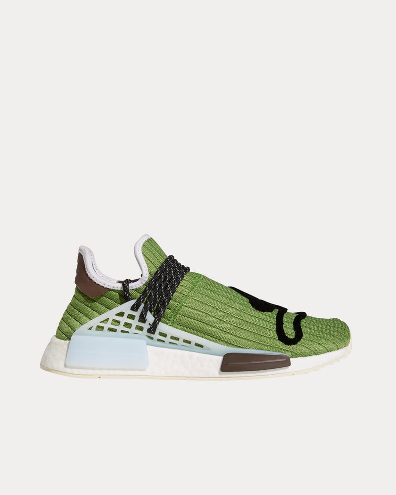 Adidas x Pharrell Williams x BBC HU NMD Green Slip On Sneakers - 1