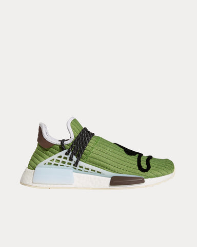 Adidas x Pharrell Williams x BBC HU NMD Green Slip On Sneakers