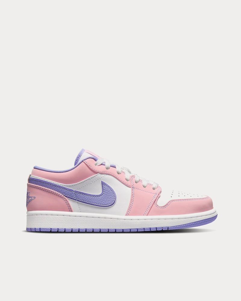 Jordan Air Jordan 1 SE Arctic Punch / White / Purple Pulse Low Top Sneakers - 1