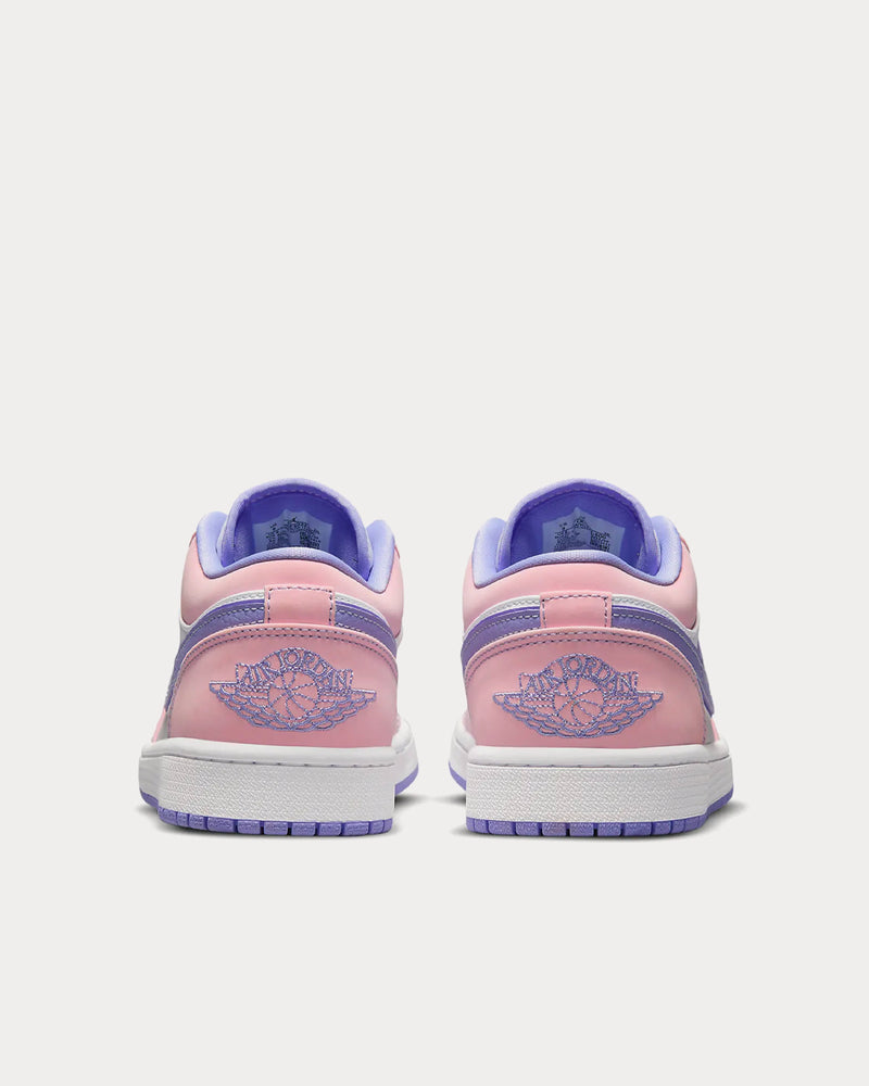 Jordan Air Jordan 1 SE Arctic Punch / White / Purple Pulse Low Top Sneakers - 4