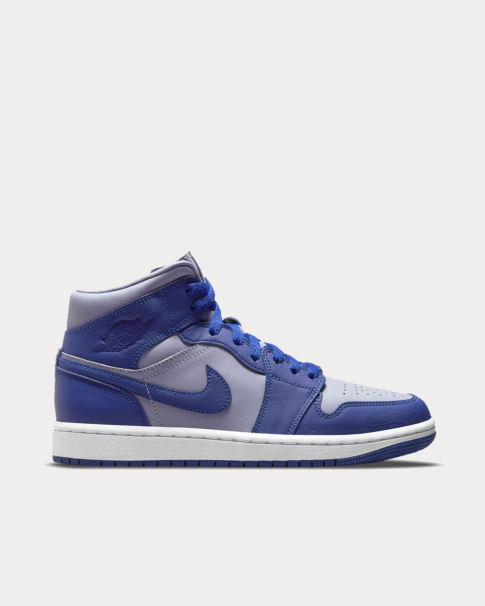 Jordan 1 Mid outlets ‘White Deep Royal Blue’