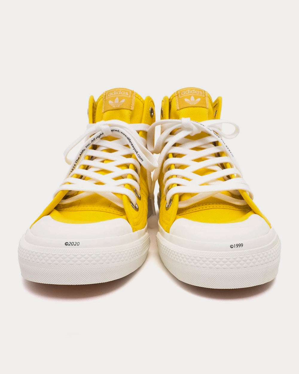 Adidas x Alife Nizza Yellow High Top Sneakers - 3