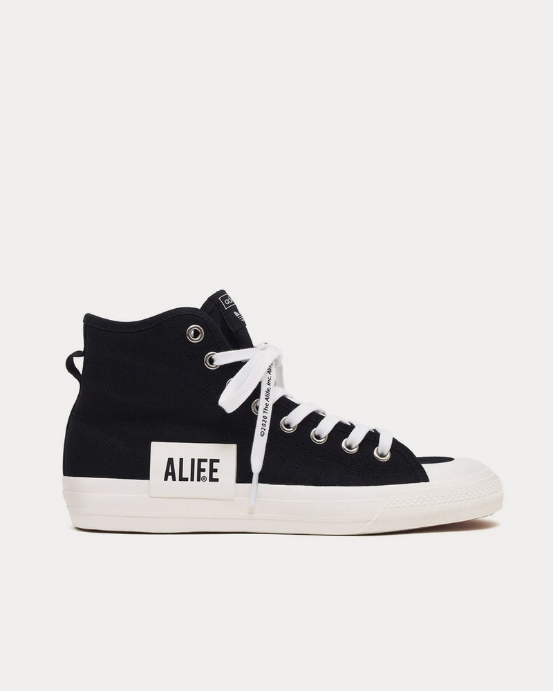 Adidas x Alife Nizza Black High Top Sneakers - 1