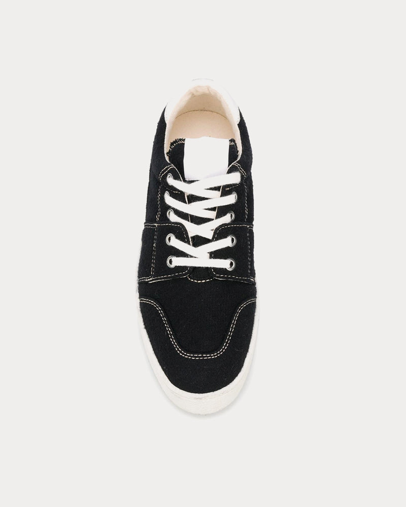 AMI Ami de Coeur Denim Black Low Top Sneakers - 2