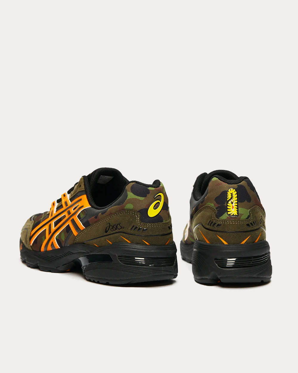 Asics GEL-1090 x Bape Aloe / Bengal Orange Low Top Sneakers - 4