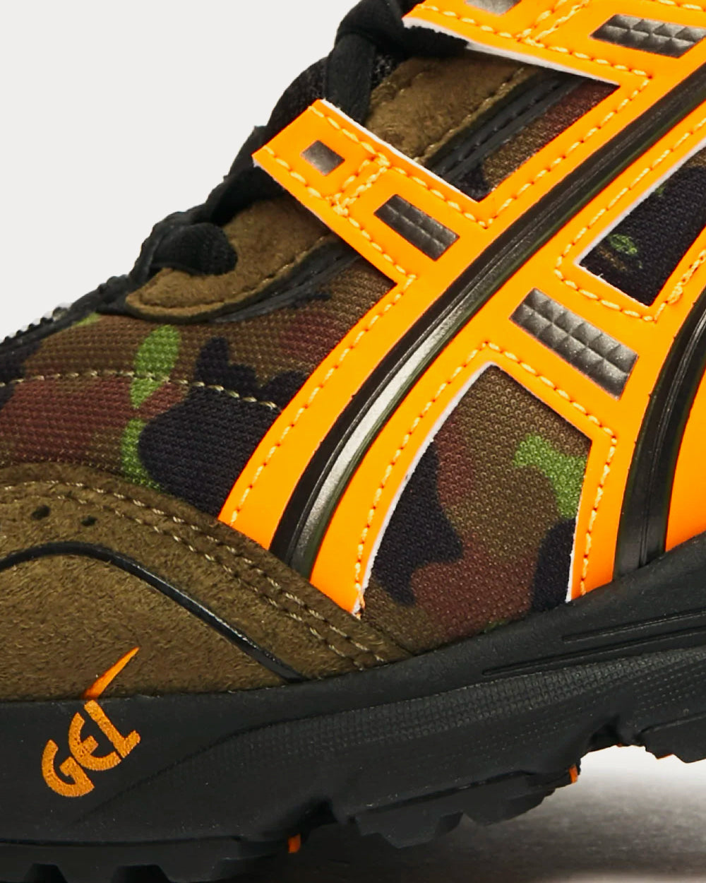 Asics GEL-1090 x Bape Aloe / Bengal Orange Low Top Sneakers - 6