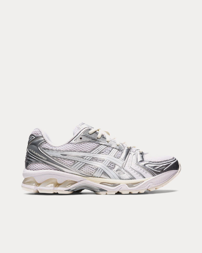 Asics x JJJJound GEL-KAYANO 14 White / Metallic Silver Running Shoes - 1