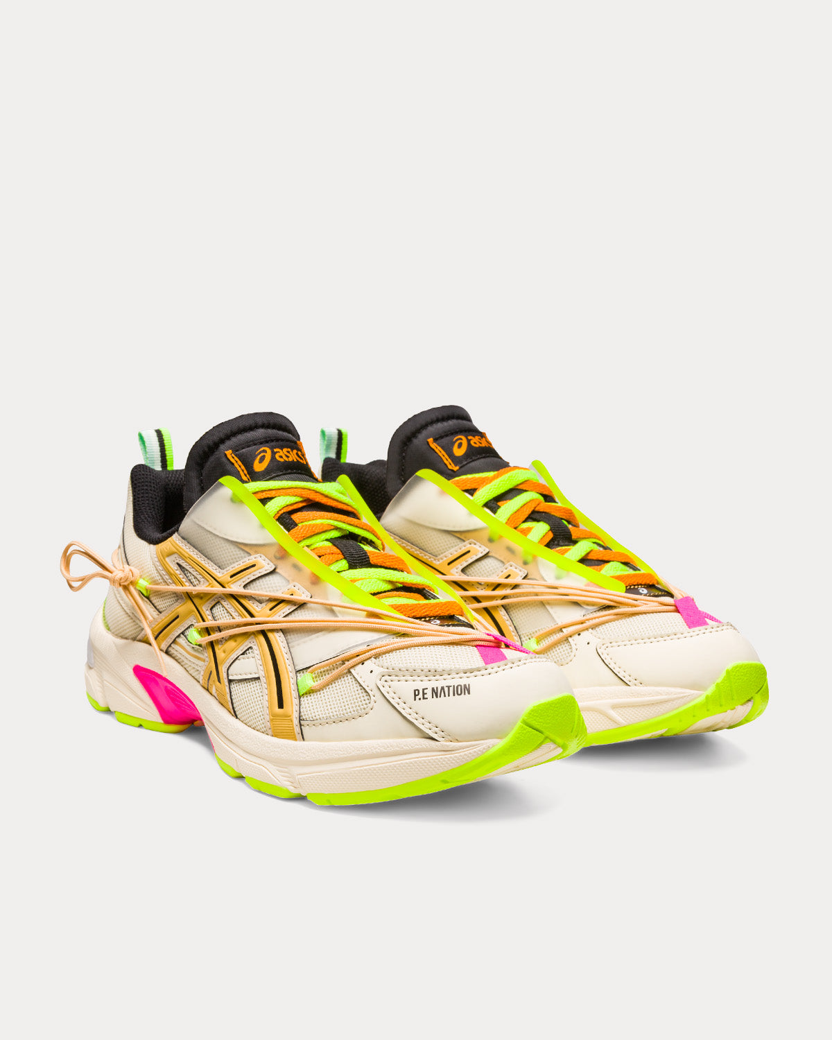 Asics x P.E Nation GEL-1130 Cream / Paper Bag Running Shoes - 2