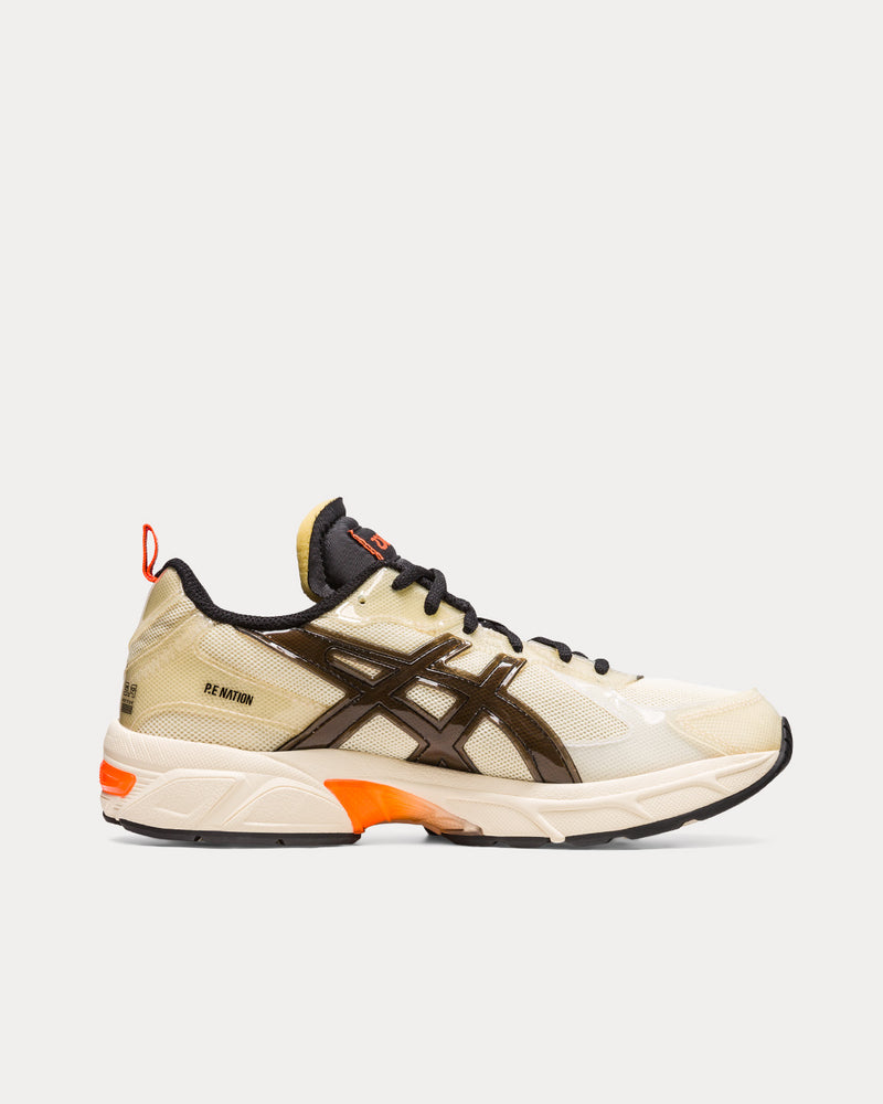 Asics x P.E Nation GEL-1130 Cream / Black Running Shoes - 1