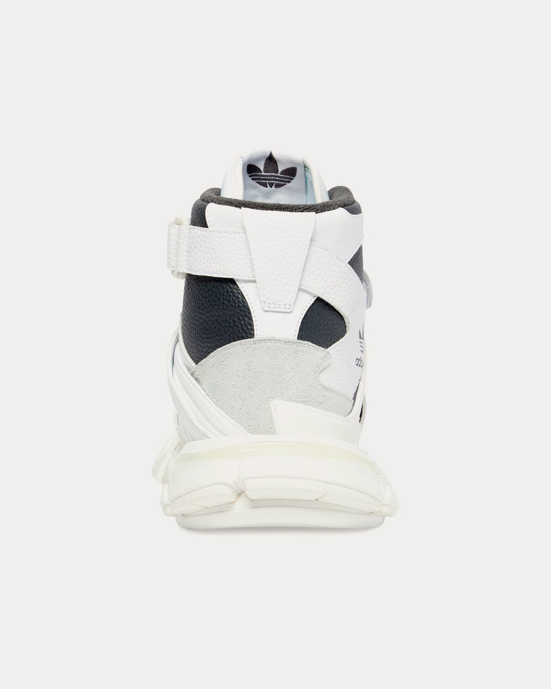 Balenciaga x Adidas Track Forum White / Black High Top Sneakers - 4