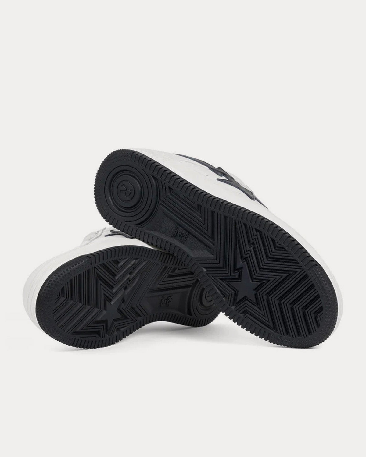 A Bathing APE x JJJJound Bape Sta White / Black Low Top Sneakers ...