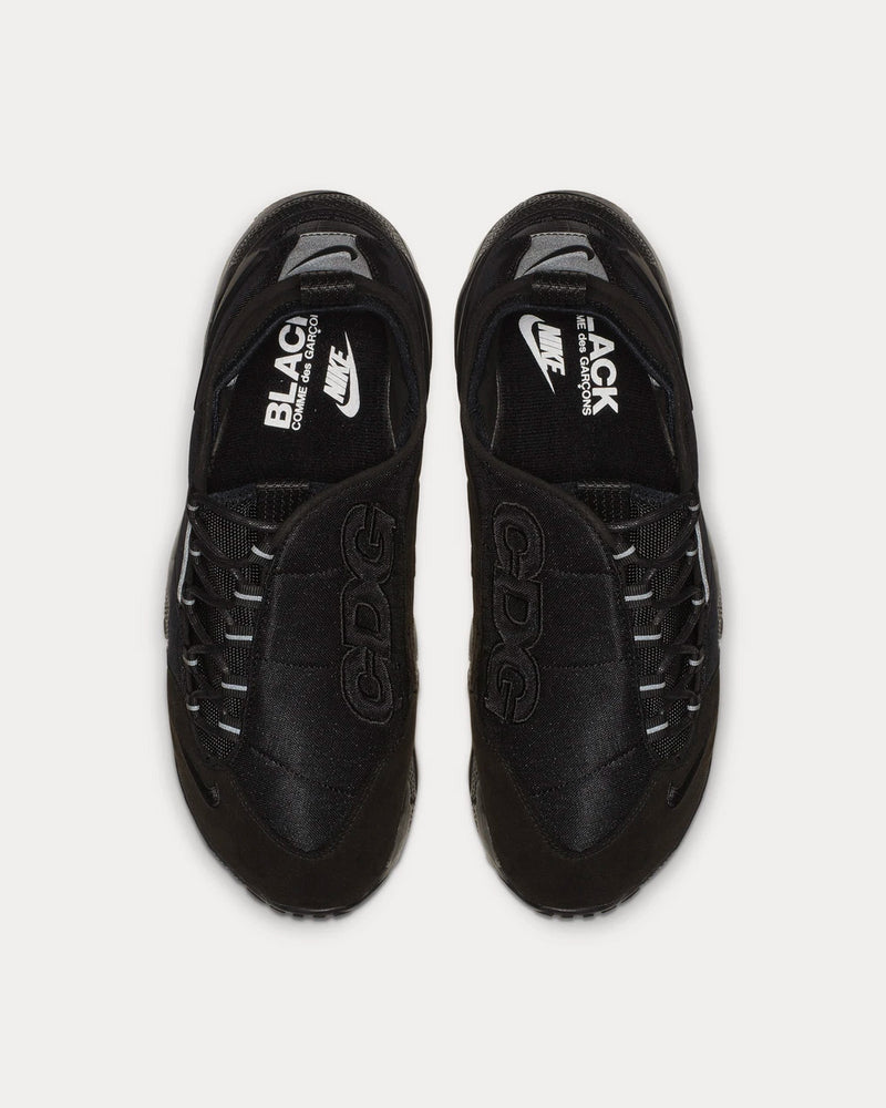 Nike x Comme des Garçons Footscape Black Low Top Sneakers - 2