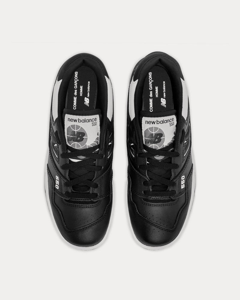 New Balance x CDG Homme BB550 Black Low Top Sneakers - 2