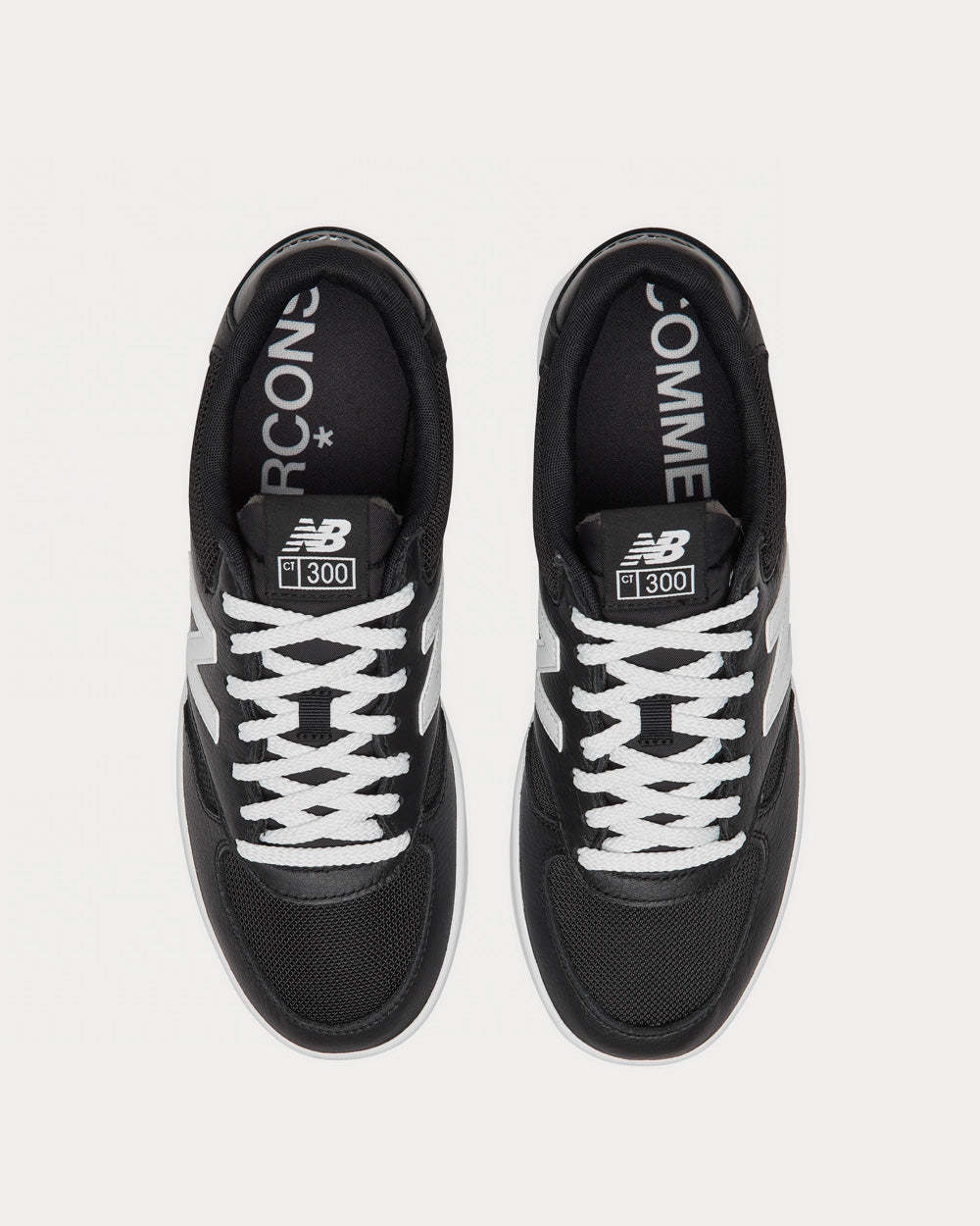 New Balance x CDG Homme CT300 Black Low Top Sneakers - 2