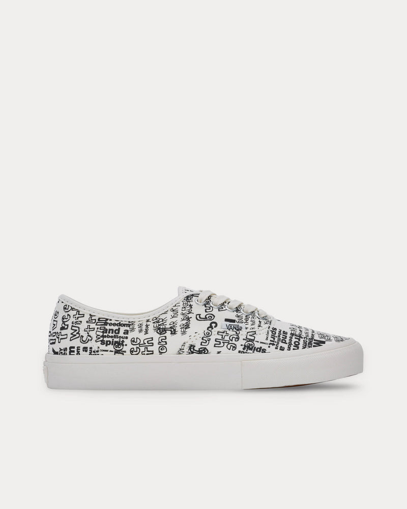 Comme des Garçons CDG x Vans UA Authentic White Low Top Sneakers - 1