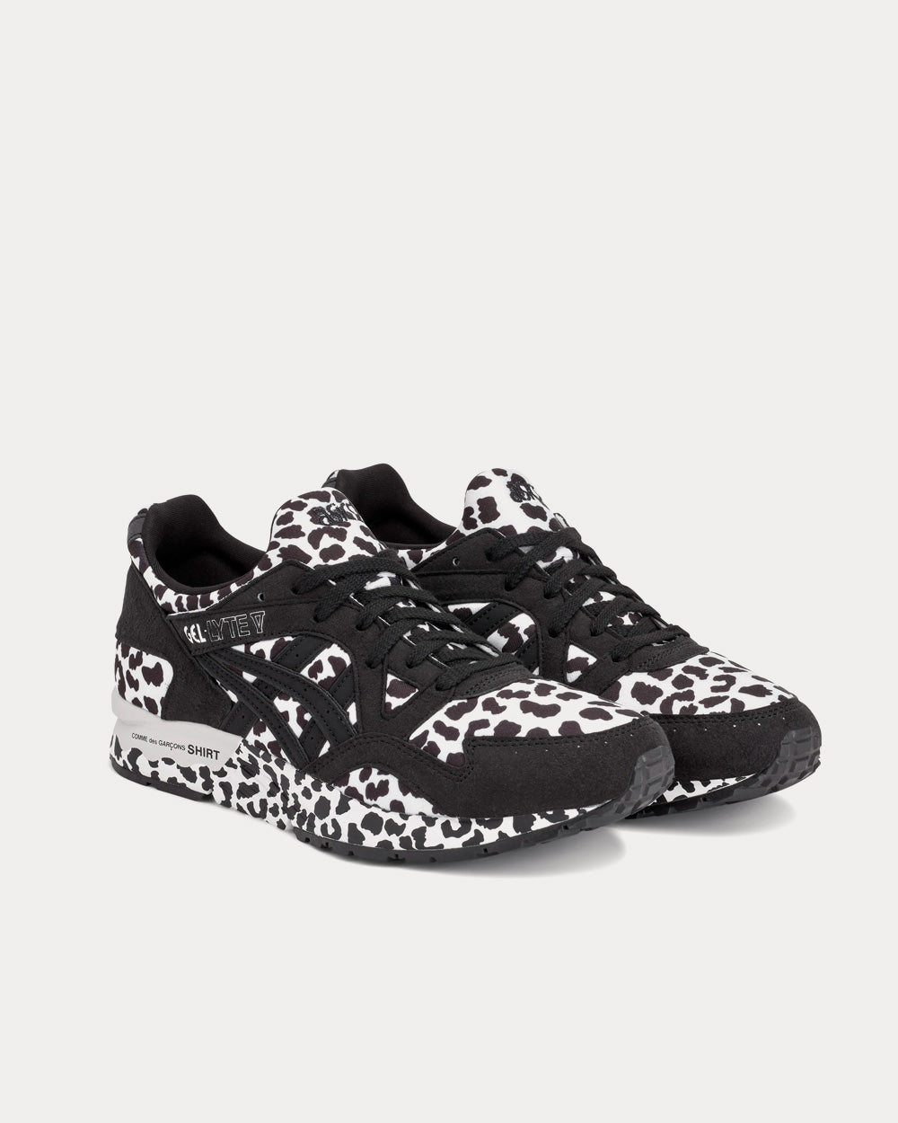 Asics x CDG Shirt GEL-LYTE V Leopard Black Low Top Sneakers - 3