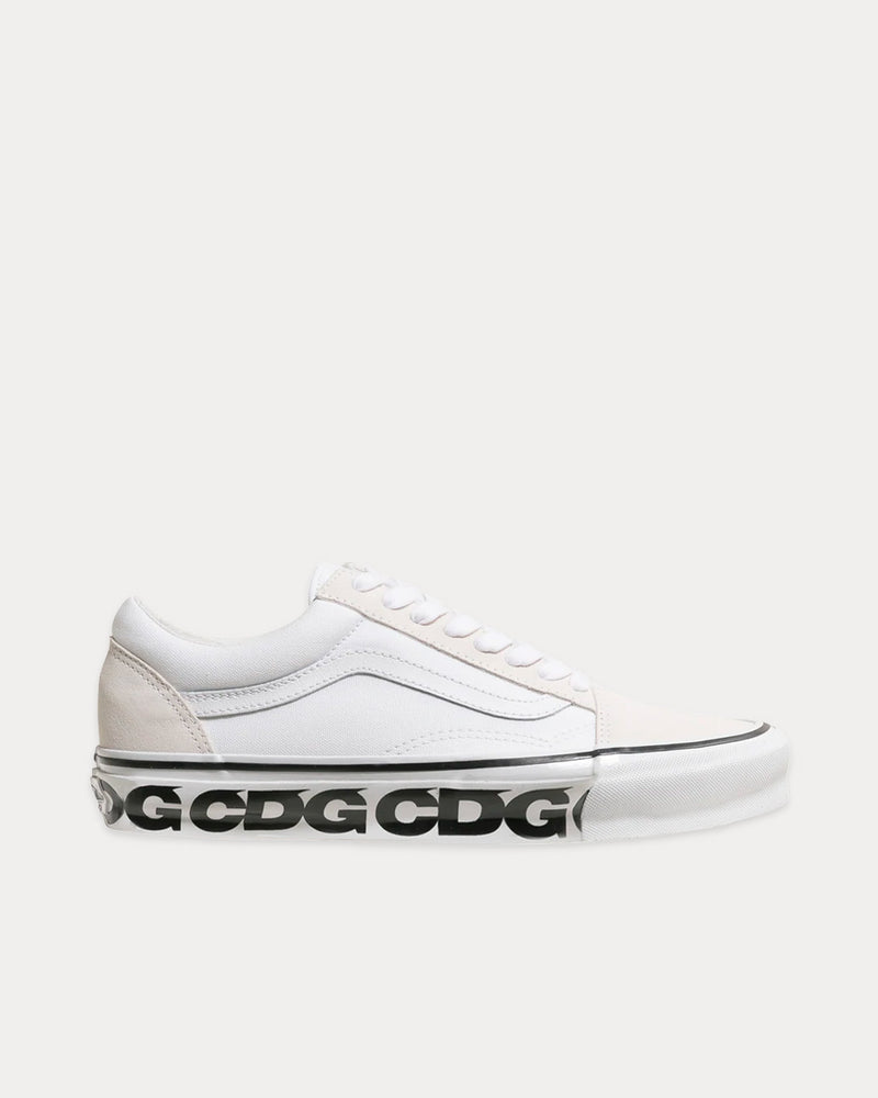 Comme des Garçons CDG x Vans Old School LX White Low Top Sneakers - 1