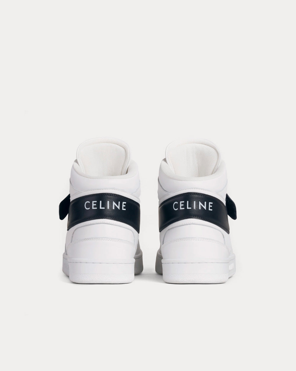 Celine CT-03 Calfskin Optic White / Black High Top Sneakers - 3