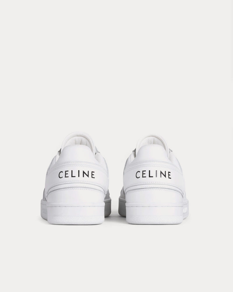 Celine Lace-up Calfskin Optic White Low Top Sneakers - 3