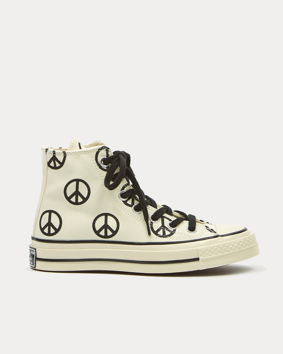 Converse Chuck Taylor All Star 70 Peace Egret High Top Sneakers Sneak in Peace