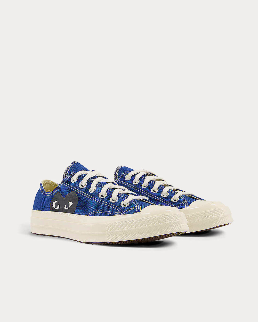 Converse x Comme des Garçons PLAY Chuck 70 Half Heart Blue Low Top Sneakers - 3