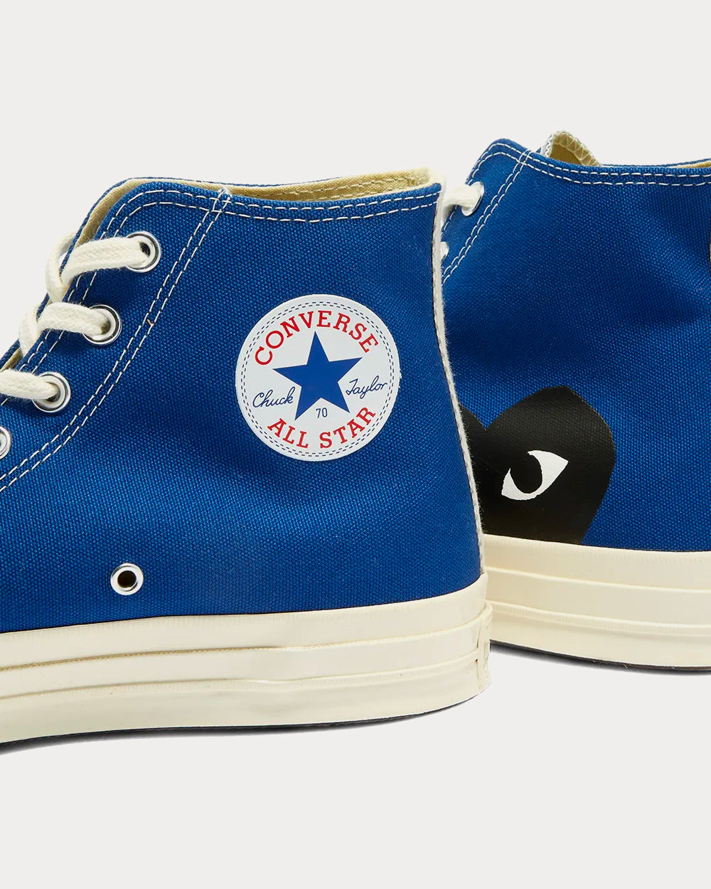 Converse x Comme des Garçons PLAY Chuck Taylor 1970s Blue High Top Sneakers - 4