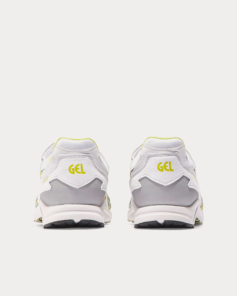 Asics x CDG Shirt White / Yellow Low Top Sneakers - 3