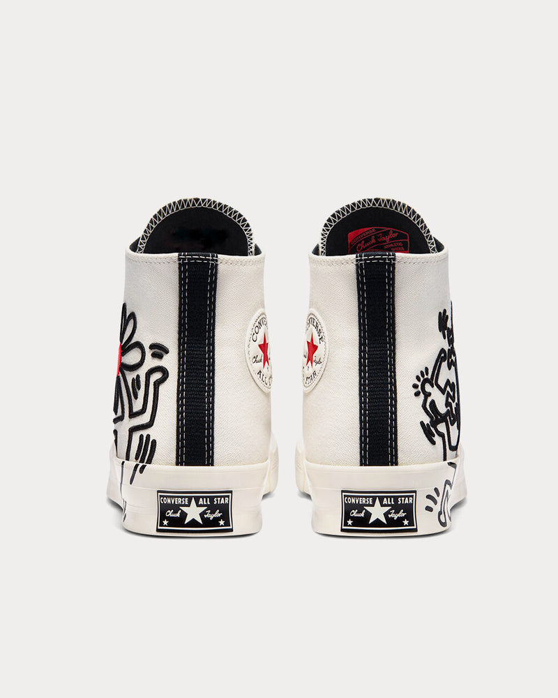 Converse x Keith Haring Chuck 70 Egret / Black / Red High Top Sneakers - 4