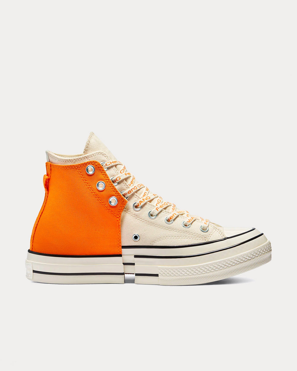 Converse x Feng Chen Wang Chuck Taylor Hi 2 In 1 Orange High Top Sneakers - 1