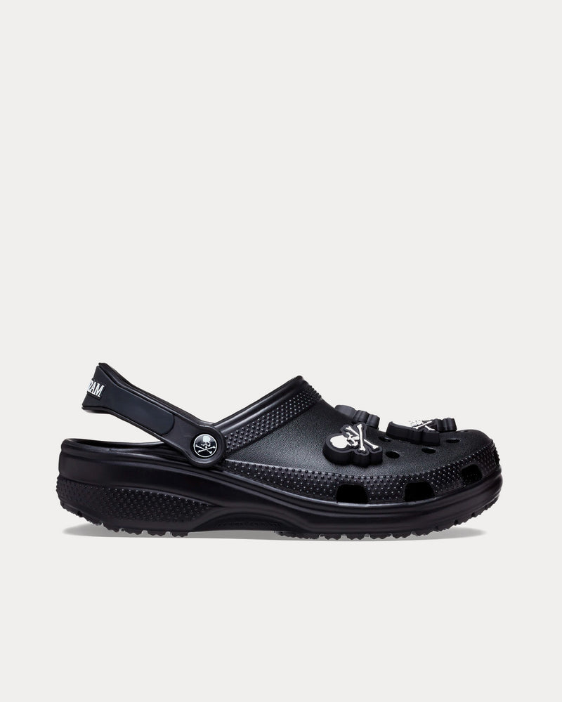 Crocs x Mastermind Classic Clog Black Slip Ons - 1