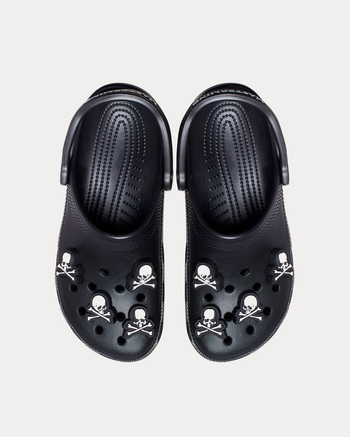 Crocs x Mastermind Classic Clog Black Slip Ons - 2