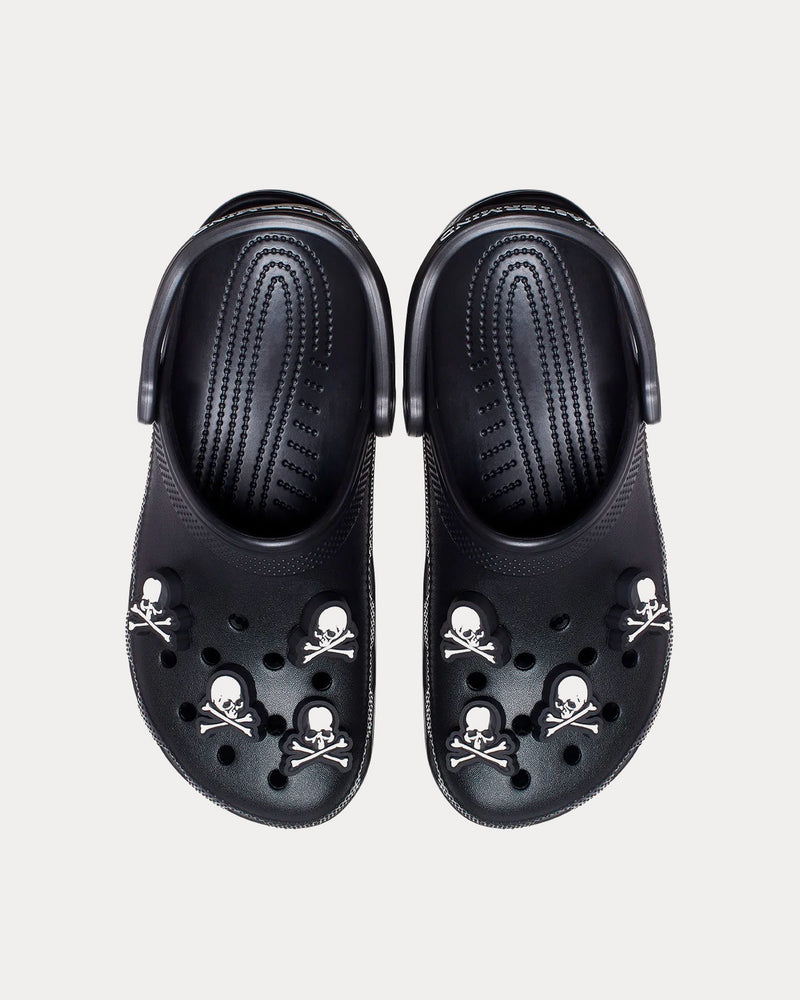 Crocs x Mastermind Classic Clog Black Slip Ons - 2