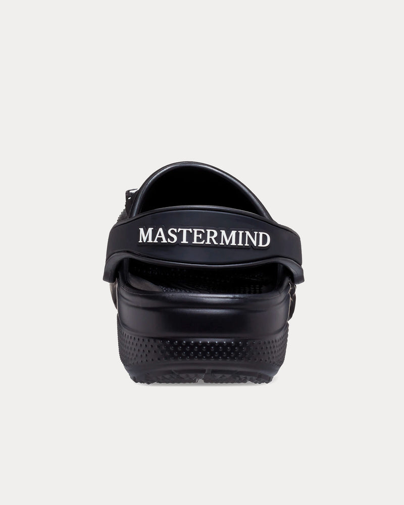 Crocs x Mastermind Classic Clog Black Slip Ons - 3