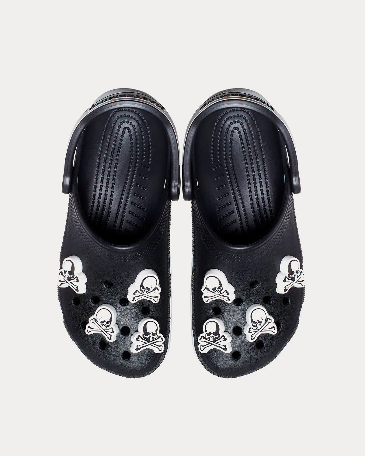 Crocs x Mastermind Classic Clog Black / White Slip Ons - 2