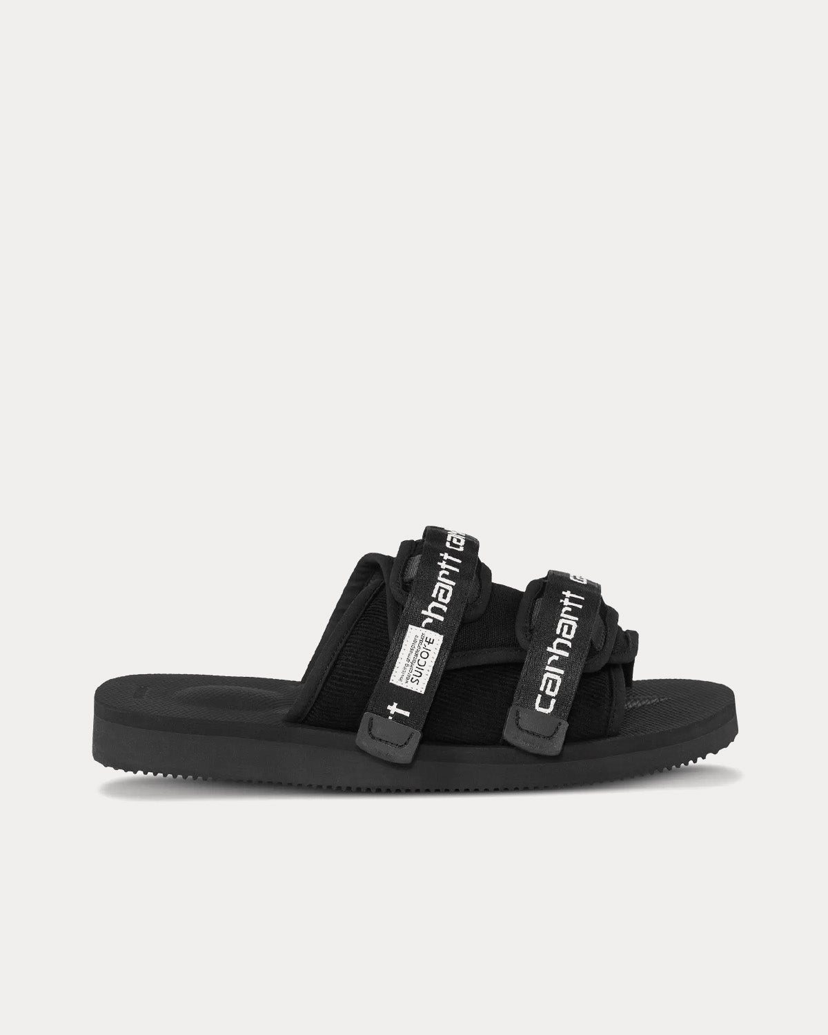 Suicoke x Carhartt Moto Black Slip Ons - 1