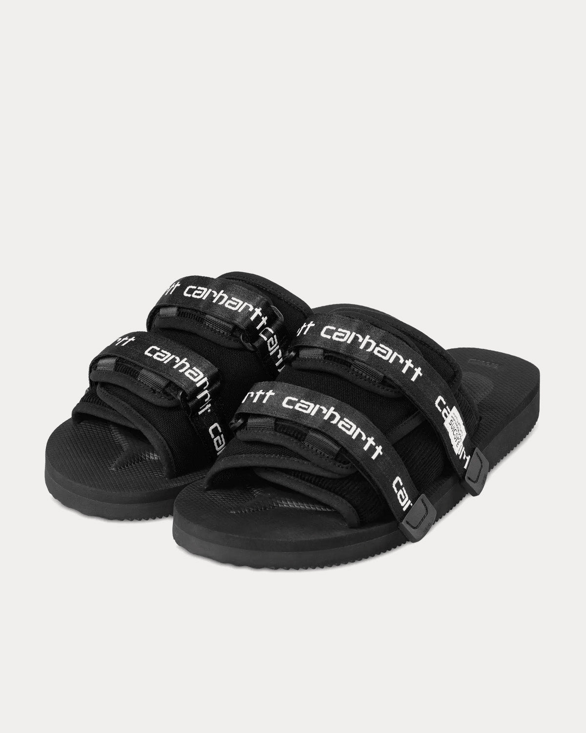 Suicoke x Carhartt Moto Black Slip Ons - 2