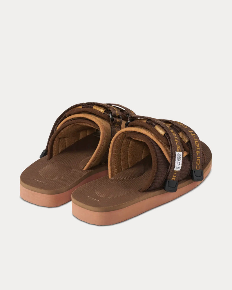 Suicoke x Carhartt Moto Hamilton Brown Slip Ons - 3