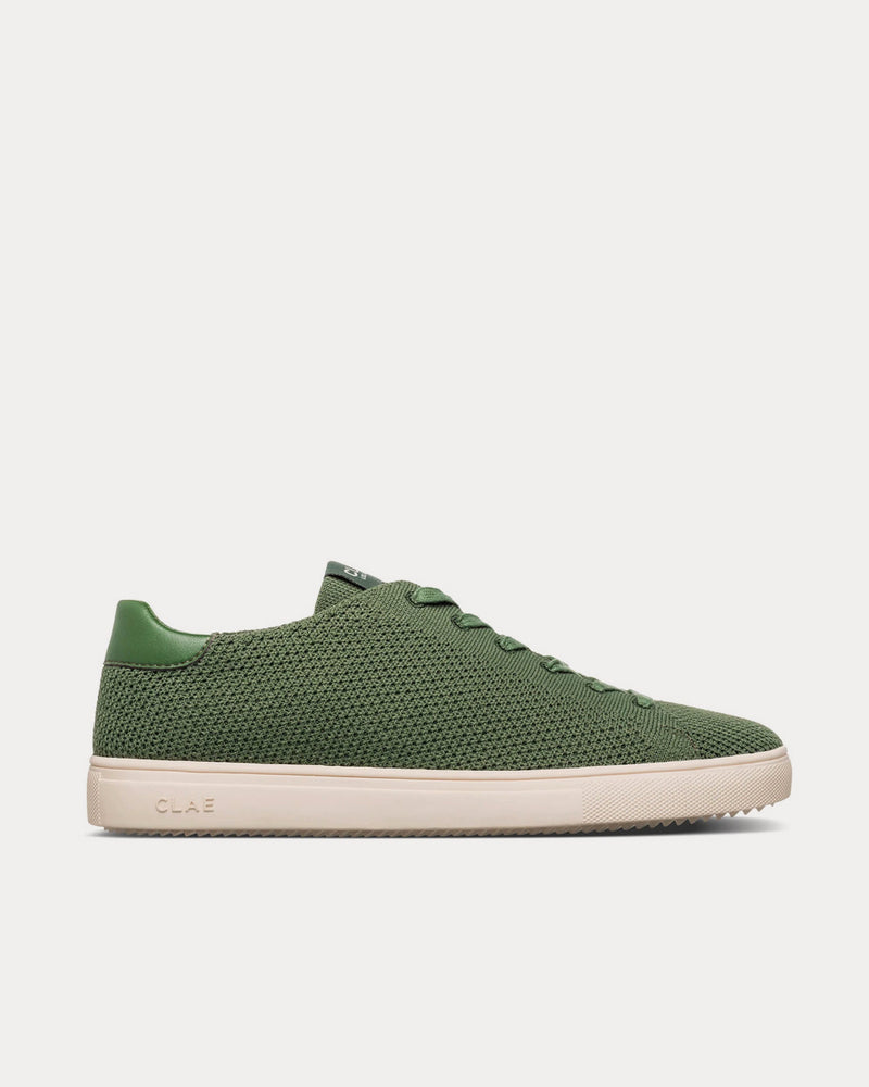 Clae BRADLEY KNIT X SEAQUAL Green Low Top Sneakers - 1