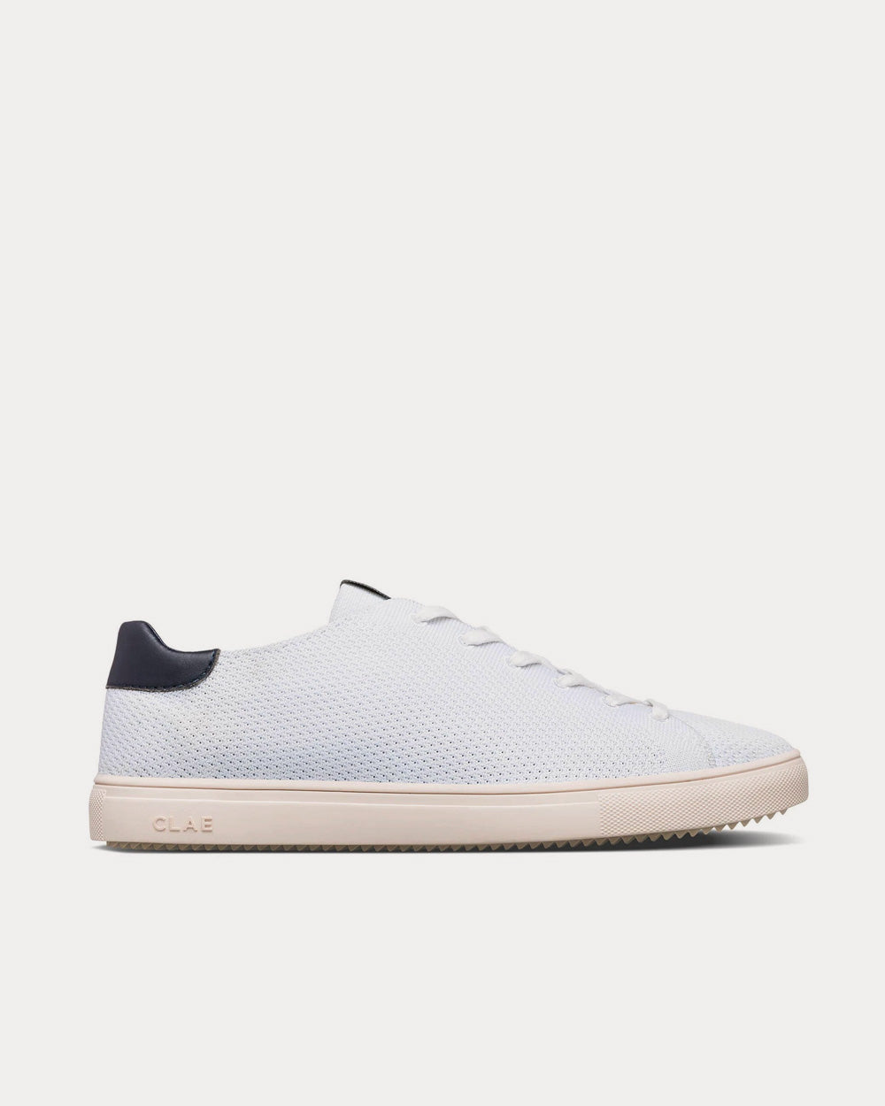 Clae BRADLEY KNIT X SEAQUAL White Low Top Sneakers - 1