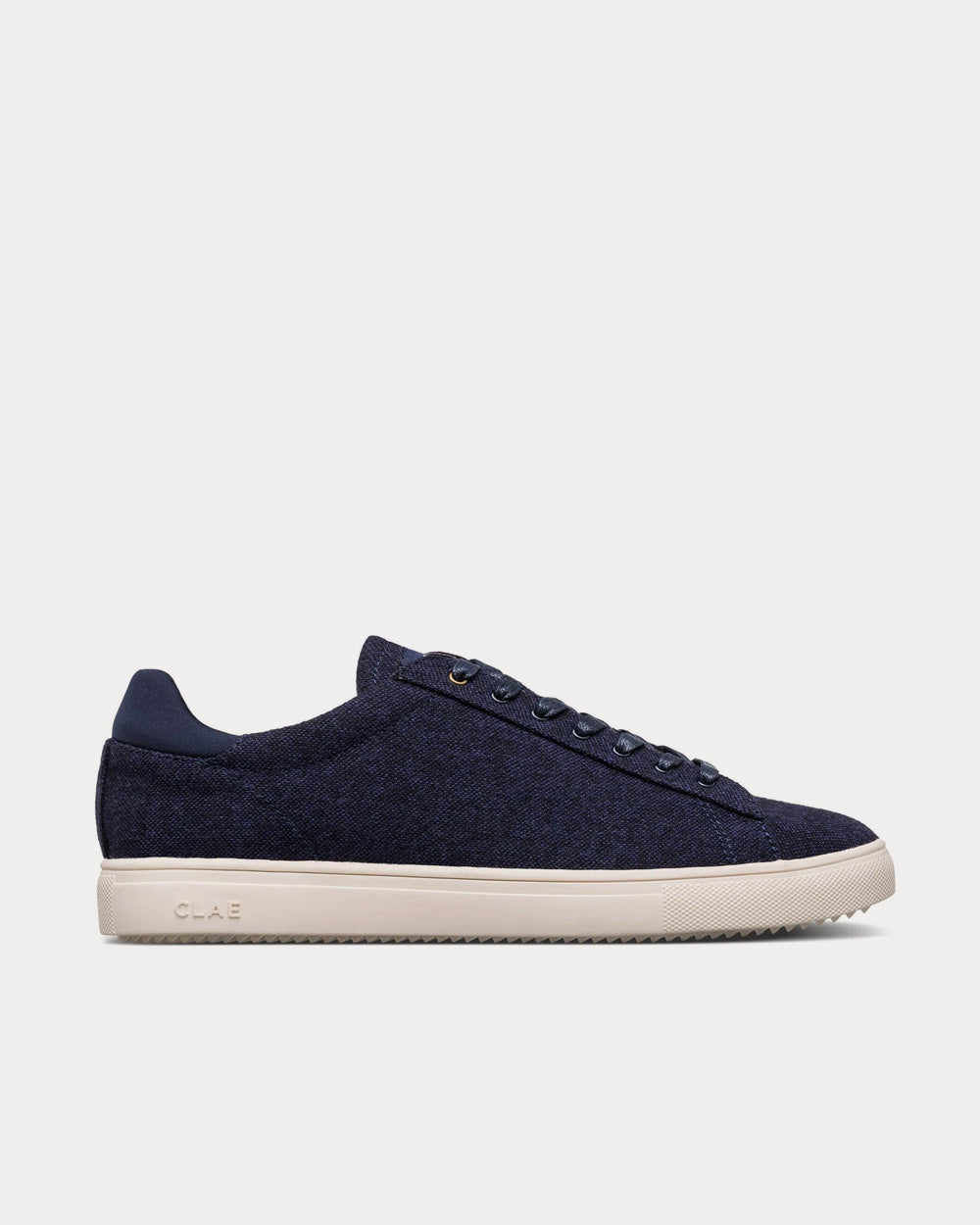 Clae Bradley Textile Navy Low Top Sneakers - 1