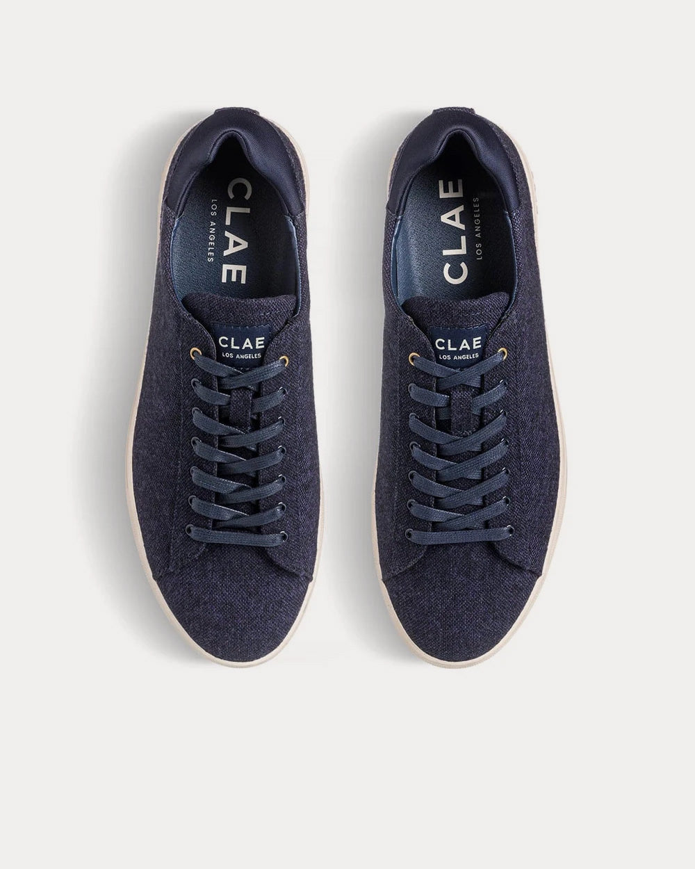 Clae Bradley Textile Navy Low Top Sneakers - 2