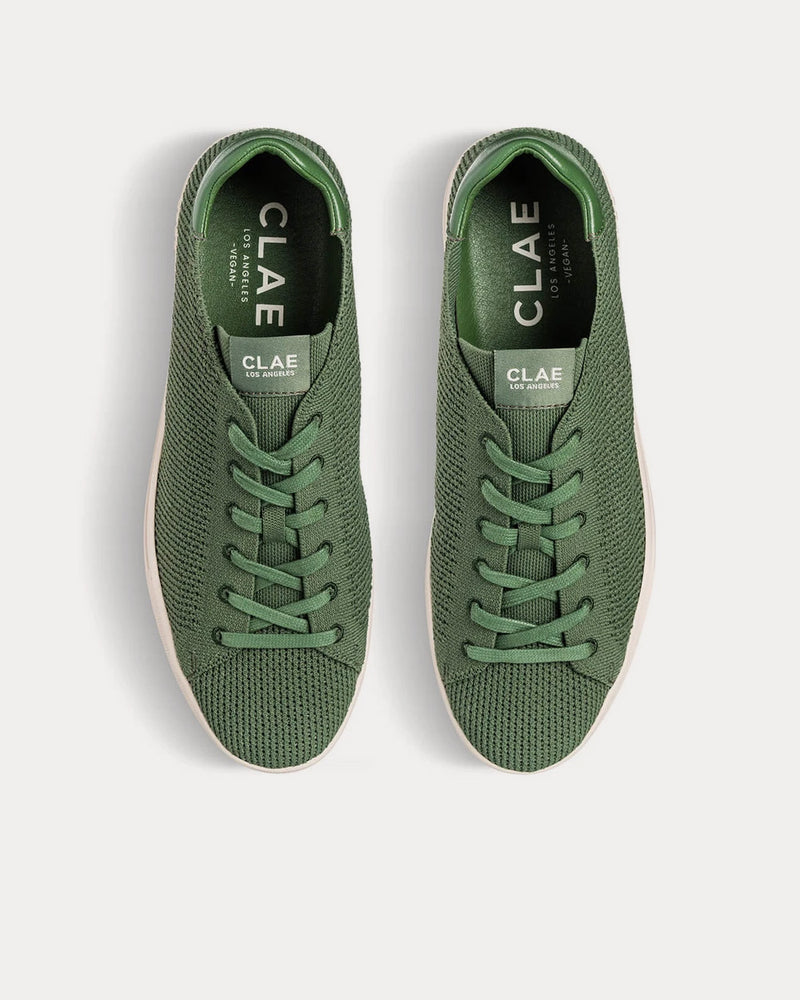 Clae BRADLEY KNIT X SEAQUAL Green Low Top Sneakers - 3