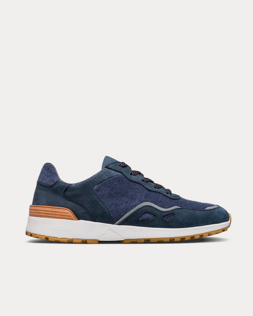 Clae Hayden Deep Navy Low Top Sneakers Sneak in Peace