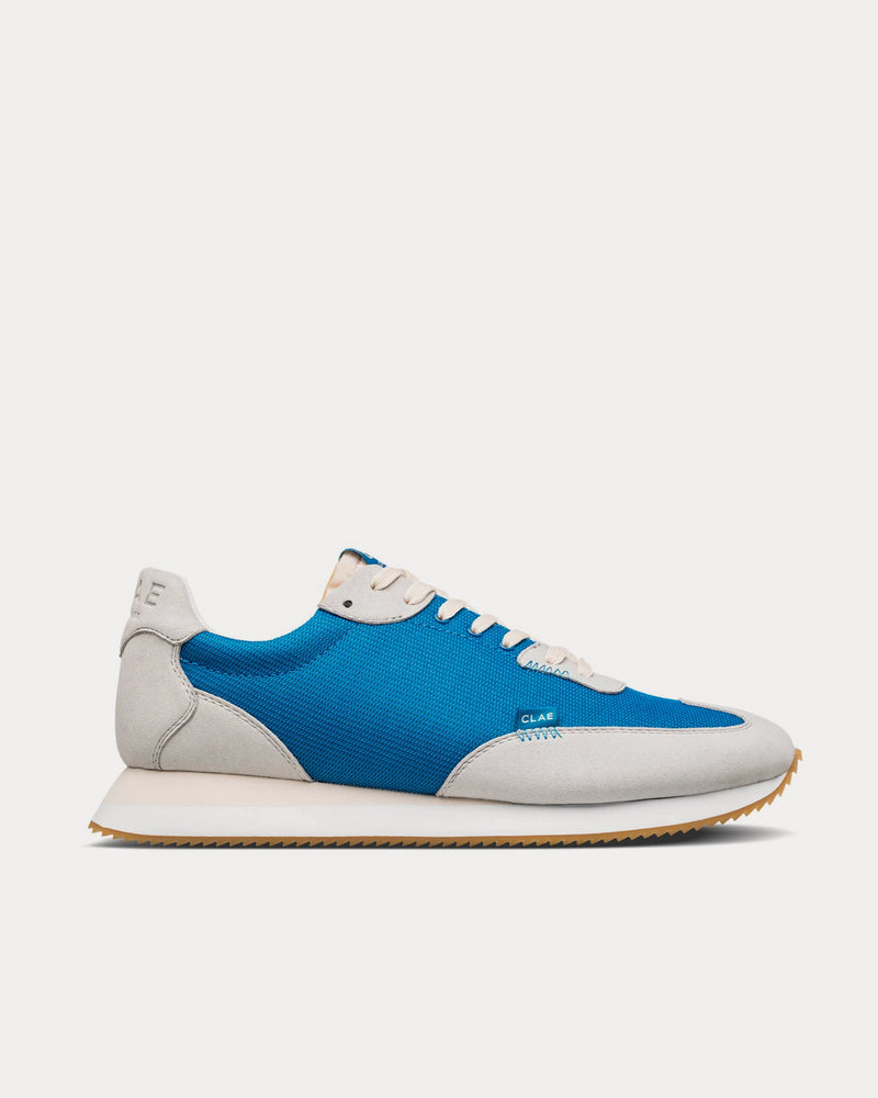 Clae Runyon Mykonos Blue Low Top Sneakers - 1