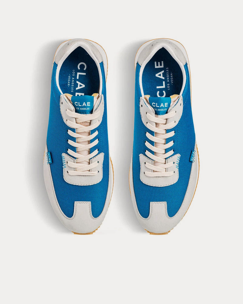 Clae Runyon Mykonos Blue Low Top Sneakers - 4